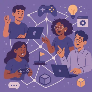 Comunidades e mentoria em desenvolvimento de jogos