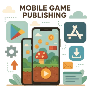 Publicação de jogos mobile no Google Play e App Store