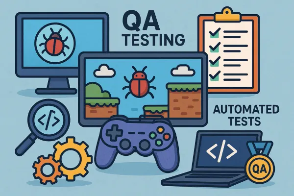 Testing e QA processo completo para desenvolvimento de jogos