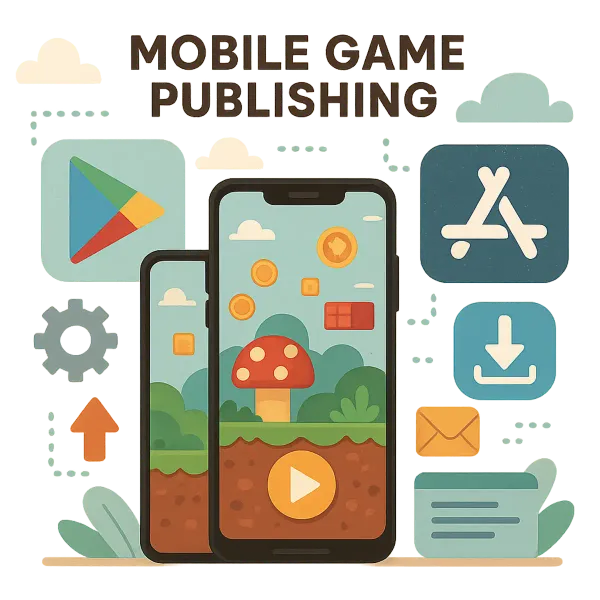 Publicação de jogos mobile no Google Play e App Store