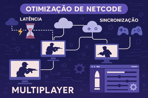 Otimização de netcode e multiplayer para jogos online