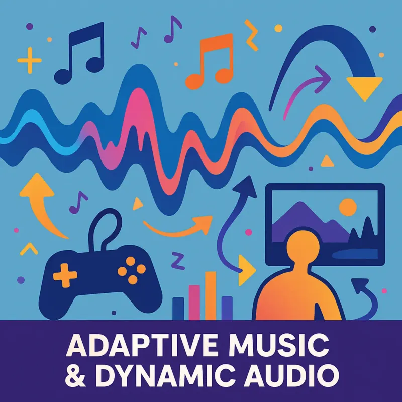 Áudio dinâmico e música adaptativa para jogos