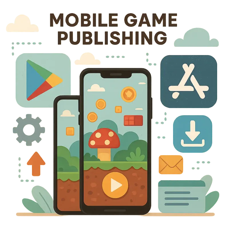 Publicação de jogos mobile no Google Play e App Store