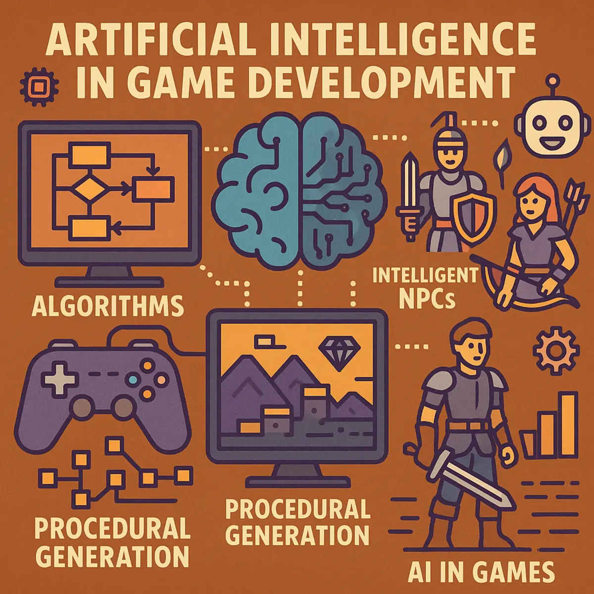 Inteligência artificial aplicada ao desenvolvimento de jogos