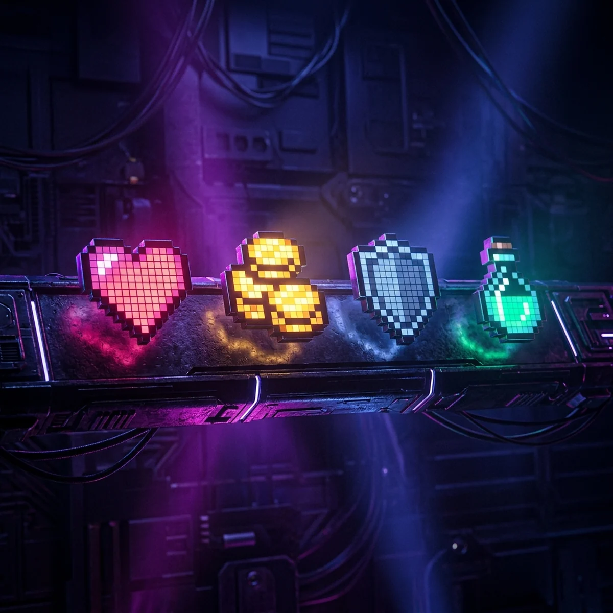 Criar HUD e Ícones em Pixel Art no Aseprite