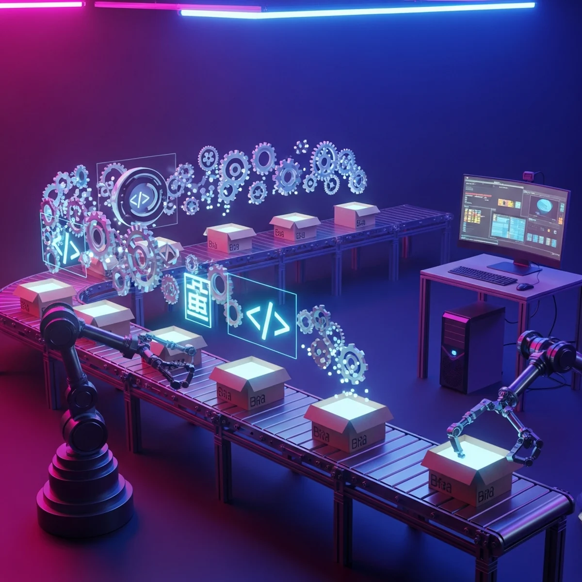 Esteira de builds automatizados exportando um jogo para Windows, Linux e Web a partir de um push no repositorio