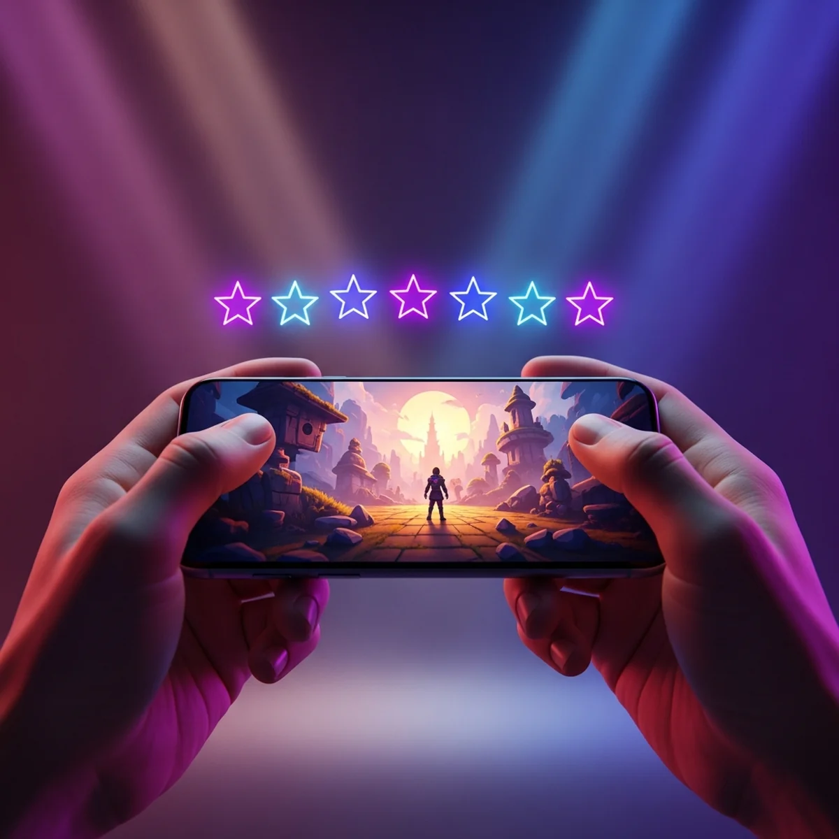 Tela de computador mostrando a página de um jogo indie com selos de aprovação de jogadores e polegares para cima ao redor