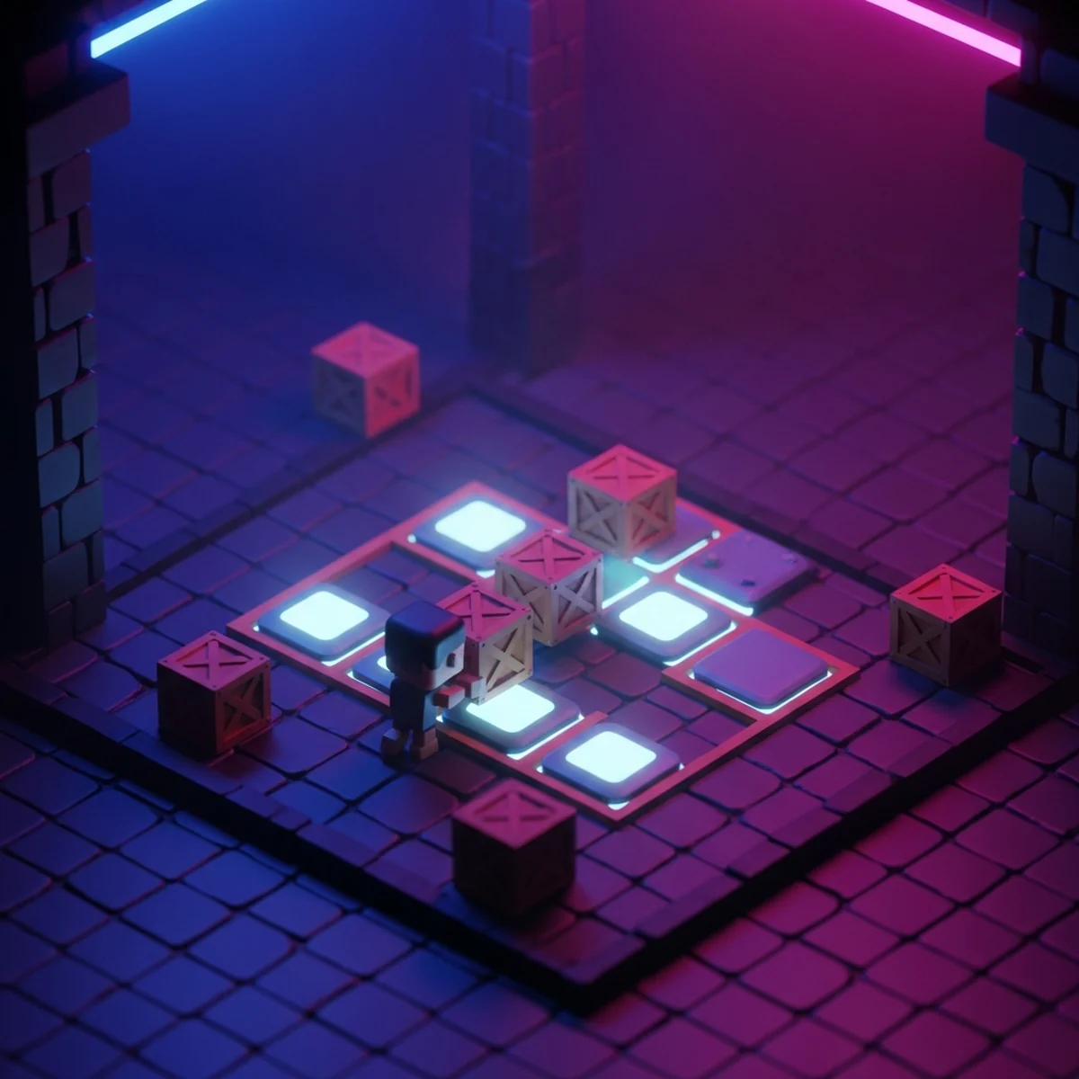 Tutorial de como fazer um Sokoban na Godot 4 com GDScript tipado, jogo de empurrar caixas em grid