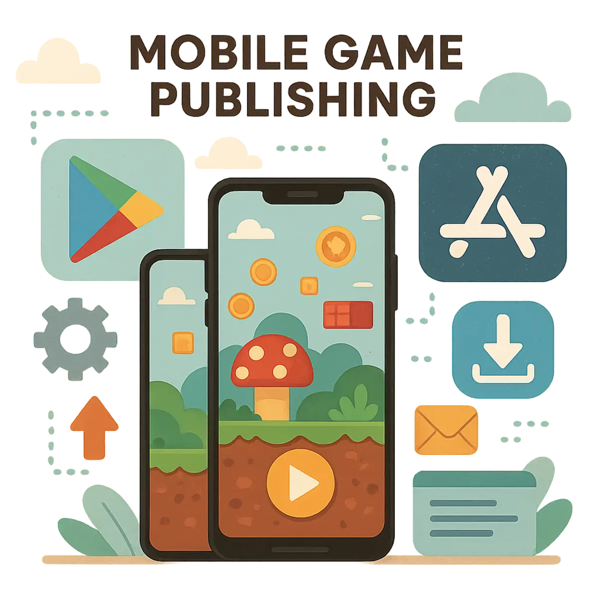 Loja interna de um jogo mobile exibindo pacotes de moedas, gemas e baús para compra