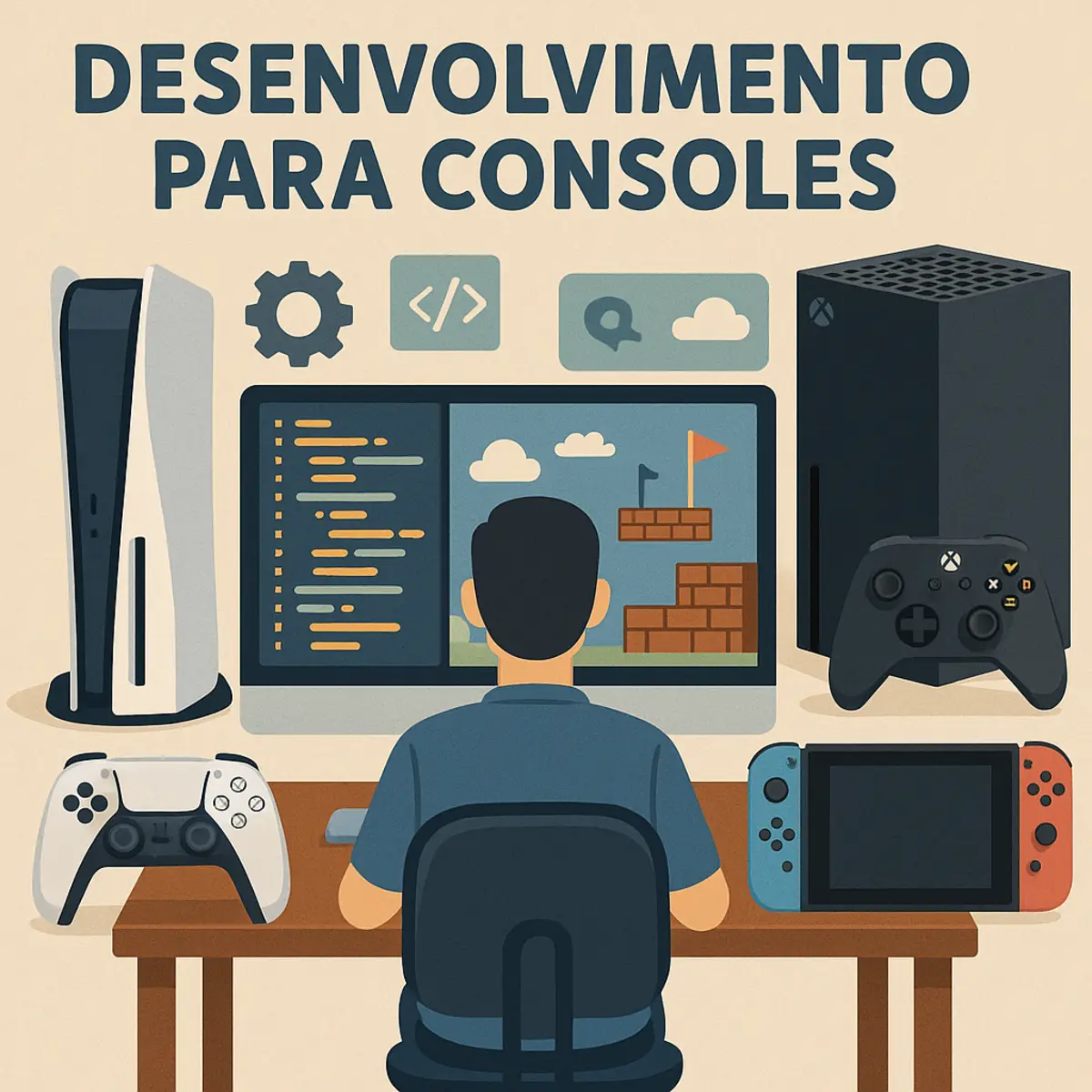 Desenvolvimento de jogos para PlayStation, Xbox e Nintendo Switch