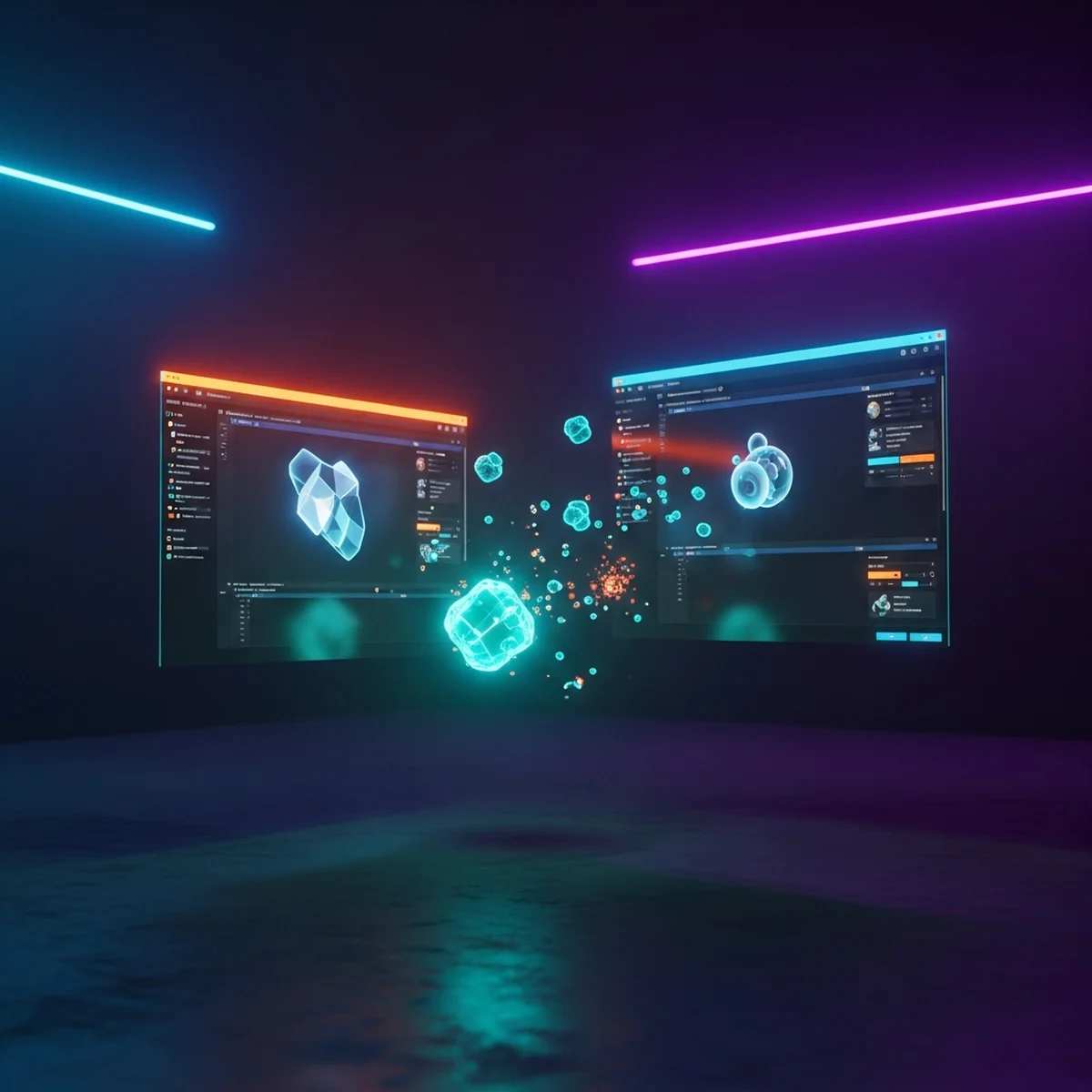 Logo e editor da Doriax Game Engine, nova engine de jogos 2D e 3D open source com scripting em Lua e C++