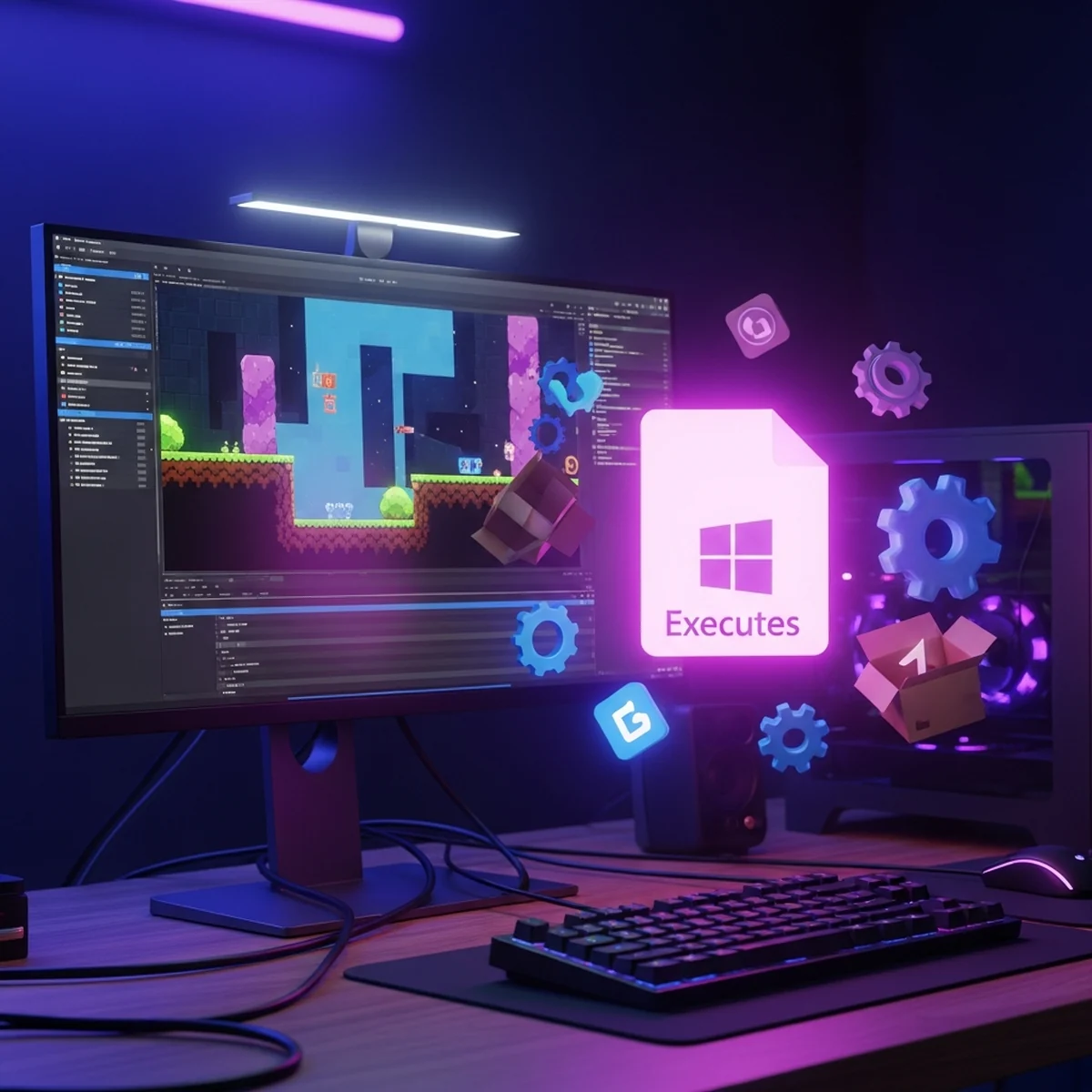 Como Exportar Jogo Godot para Windows: Templates, Presets e .exe Final