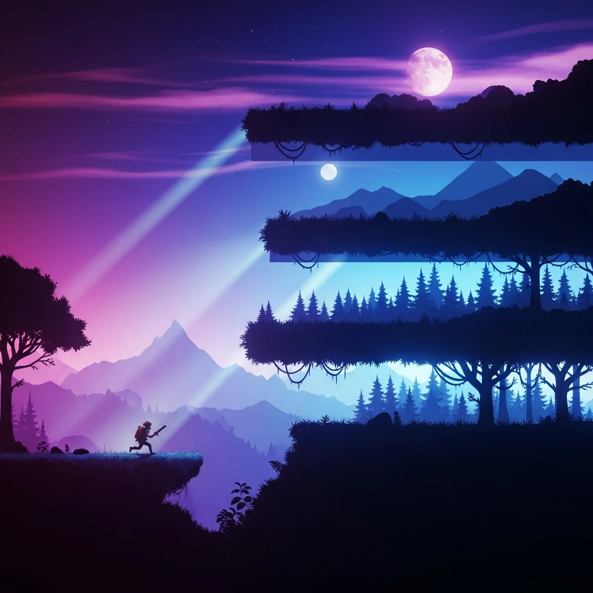 Parallax Background no Godot 2D: Camadas de Profundidade e Scroll Infinito