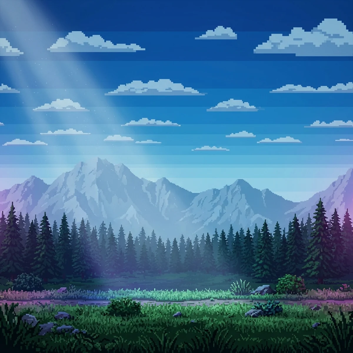 Cenário em Pixel Art: Background de Jogo Passo a Passo