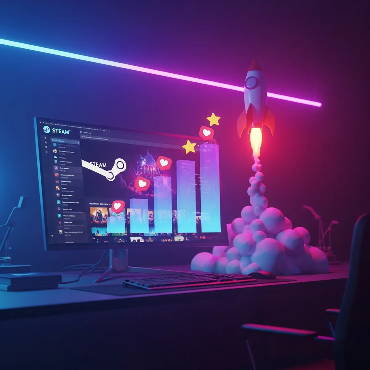 Quantas Wishlists Preciso para Lançar na Steam? Números Reais e Benchmarks