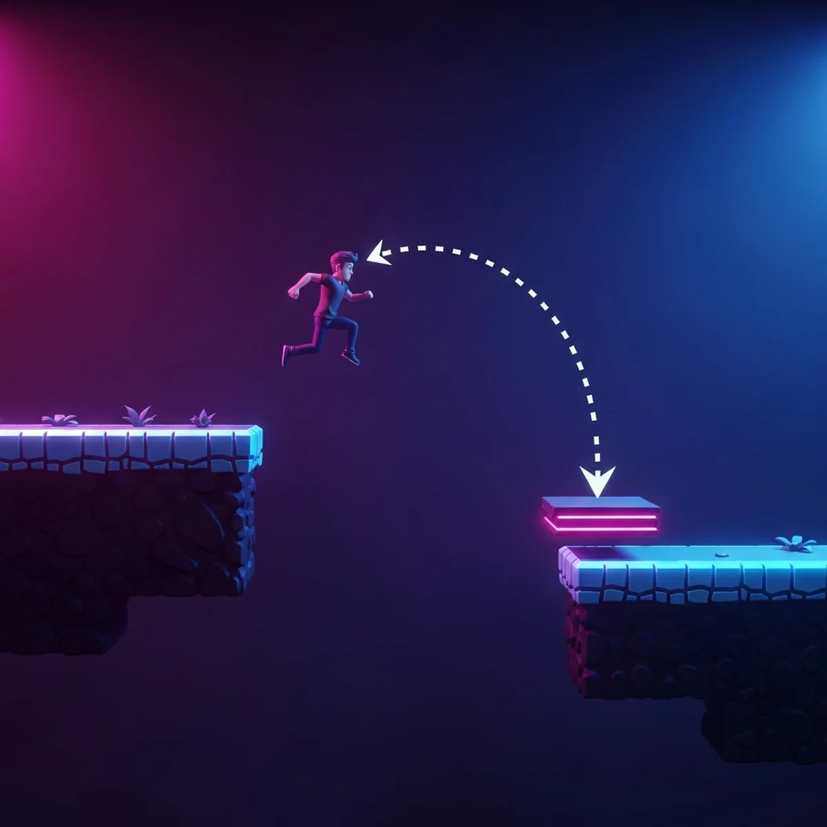 Como Programar um Pulo de Jogo de Plataforma com Coyote Time e Jump Buffer