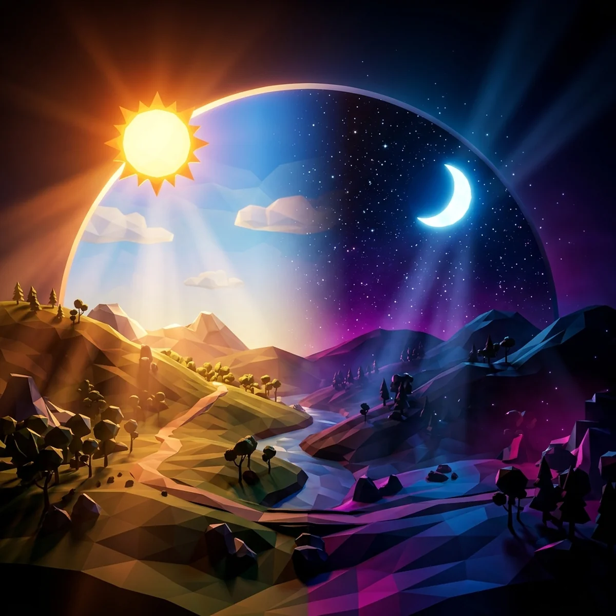 Ciclo de Dia e Noite na Unity: Sol, Céu e Luz Ambiente