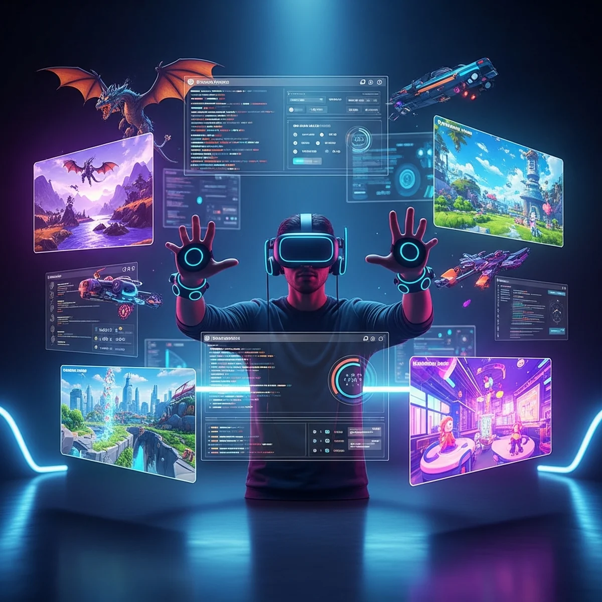 Desenvolvimento de jogos VR e AR para o metaverso